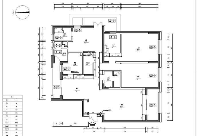 宝山区牡丹华庭211㎡公寓现代简约风格装修